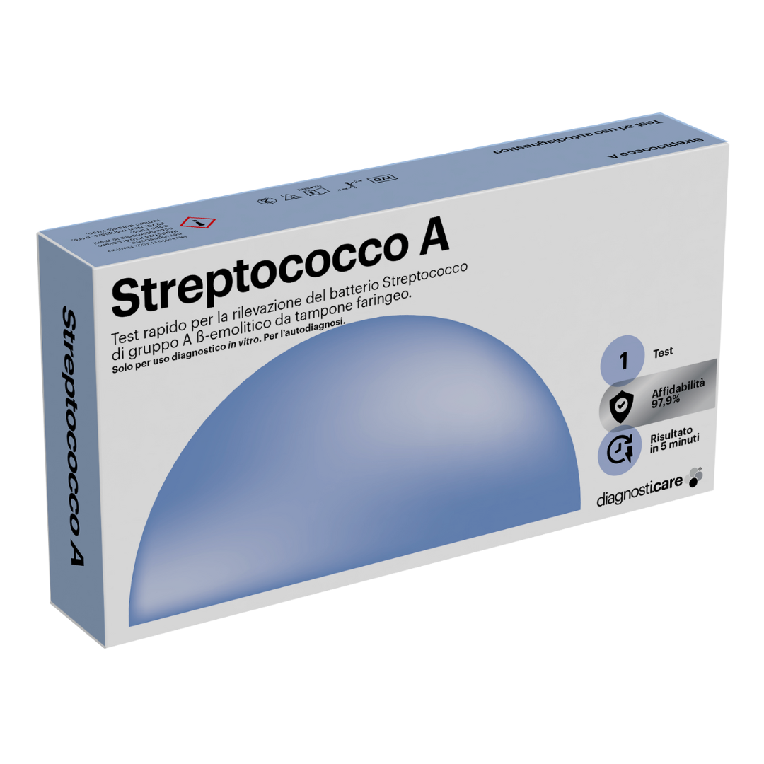 Test rapido autodiagnostico Streptococco A